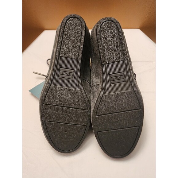 TOMS Kala Desert Wedge Bootie Gray Women Size 8.5 - Picture 6 of 10